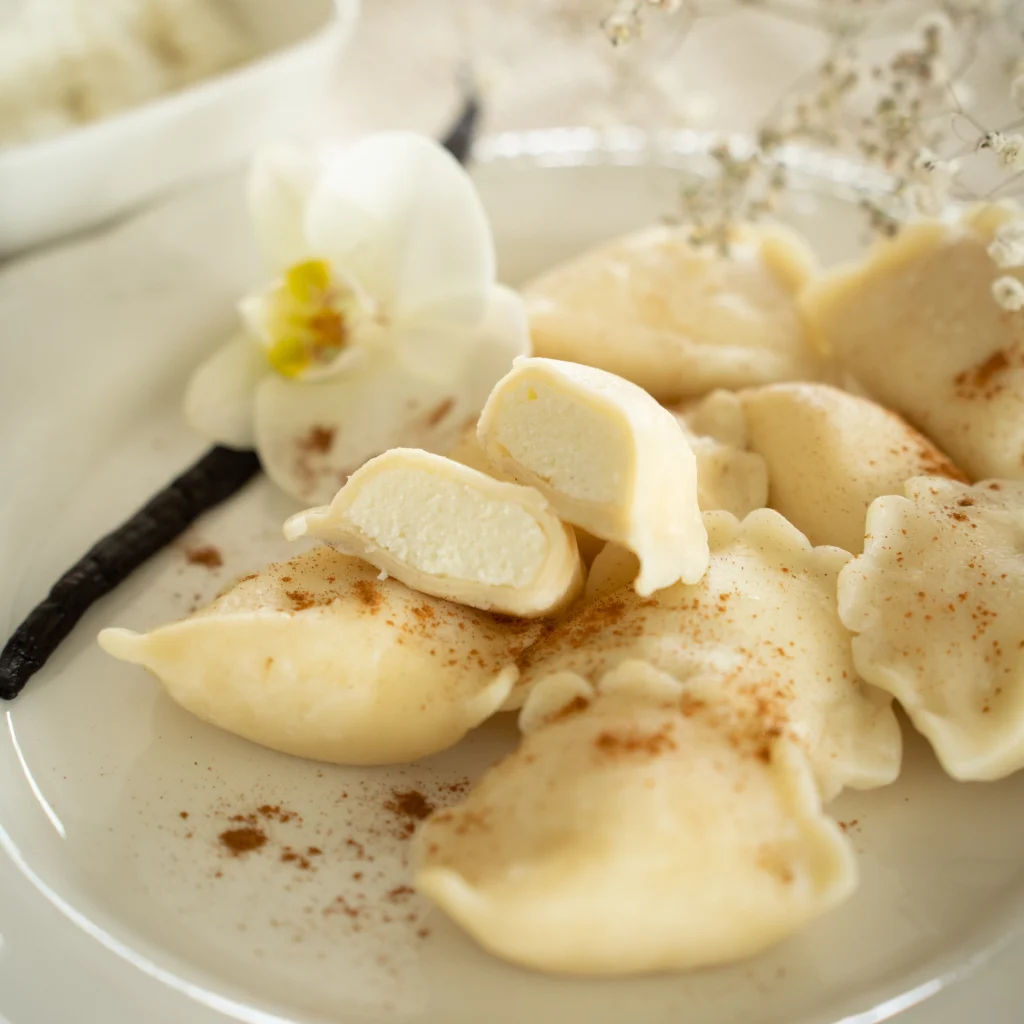 Pierogi z serem na słodko